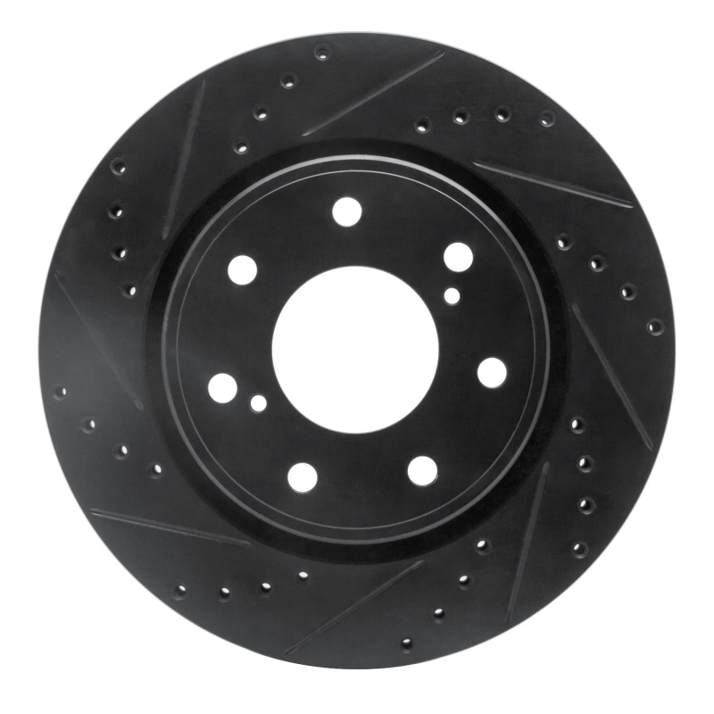 Ford F-150 Brake Rotor (1) - Front Left - R1 Concepts - Drilled & Slotted - Black - `10-`14 Ford F-150 Brake Rotor (1) - Front Left - R1 Concepts - Drilled & Slotted - Black - `10-`14